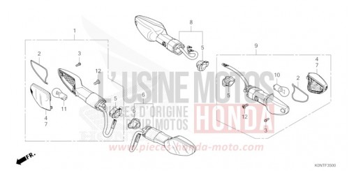 CLIGNOTANT CBF125MEFT de 2026